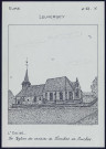 Louversey (Eure) : l'église - (Reproduction interdite sans autorisation - © Claude Piette)