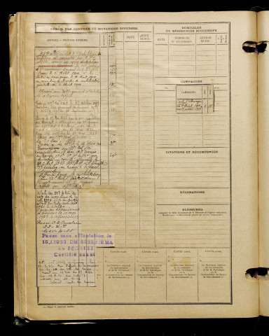 Brunel, Léon Lucien, né le 22 février 1891 à Salouël (Somme), classe 1911, matricule n° 810, Bureau de recrutement d'Amiens