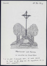 Méricourt-sur-Somme : calvaire du cimetière - (Reproduction interdite sans autorisation - © Claude Piette)