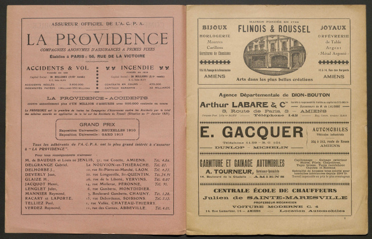 L'Automobile au Pays Picard. Revue mensuelle de l'Automobile-Club de Picardie et de l'Aisne, 255, décembre 1932