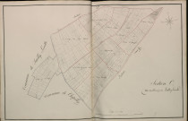 Plan du cadastre napoléonien - Atlas cantonal - Morlancourt : Chemin de Sailly Lorette (Le), C