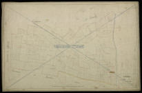 Plan du cadastre napoléonien - Erches : Chemin de Damery (Le), B