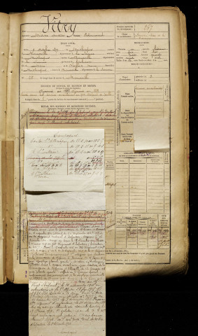 Vitry, Désiré Arsène Edouard, né le 09 octobre 1877 à Boisbergues (Somme), classe 1897, matricule n° 267, Bureau de recrutement d'Abbeville