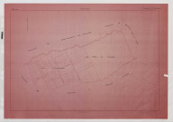 Plan du cadastre rénové - Thennes : section R
