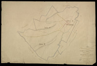 Plan du cadastre napoléonien - Guyencourt-sur-Noye (Guyencourt) : tableau d'assemblage