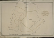 Plan du cadastre napoléonien - Guillaucourt : tableau d'assemblage