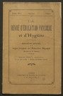 La Revue d'éducation physique et d'hygiène. Bulletin Officiel de la Ligue Française d'Education Physique (Section de la Somme)