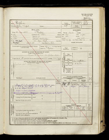 Béghin, Maurice Auguste, né le 24 mars 1898 à Roubaix (Nord), classe 1918, matricule n° 3009, Bureau de recrutement d'Amiens