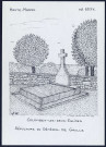 Colombey-les-Deux-Eglises (Haute-Marne) : sépulture du Gérénal de Gaulle - (Reproduction interdite sans autorisation - © Claude Piette)