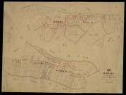 Plan du cadastre napoléonien - Hescamps (Agnières) : A et D2 développées