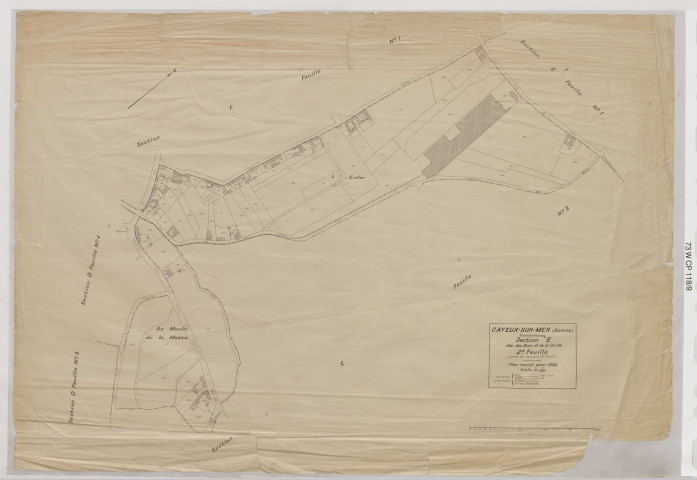 (plan non référéncé ligne créée par Archimaine)