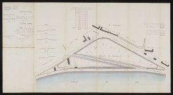 Saint-Valery-sur-Somme. Plan de la pépinière du Chantier à joindre au rapport de l'ingénieur ordinaire soussigné, le 23 mars 1861.