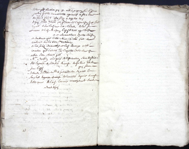 Etude de Me Jean-Baptiste Trencart à Amiens (étude n°12). Minutes de l'année 1654