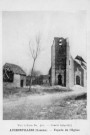 Guerre 1914-1915 - Façade de l'Eglise