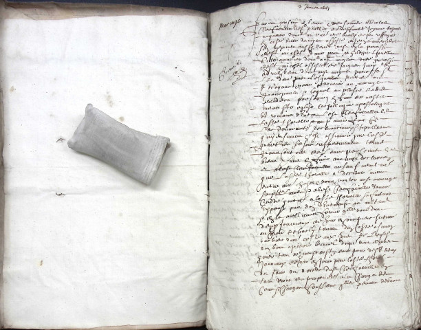 Etude de Me Antoine Ricard à Amiens (étude n°25). Minutes de l'année 1641