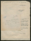 Témoignage de Guillon, Louis et correspondance avec Jacques Péricard