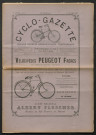 Cyclo-Gazette. Organe sportif hebdomadaire indépendant, numéro 7