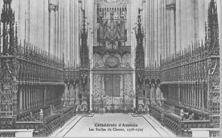 Cathédrale d'Amiens - Les stalles du Choeur, 1508-1519