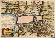 Péronne. Vue générale en 1634
