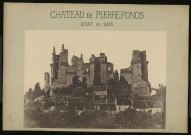Pierrefonds. Le château de Pierrefonds avant restauration