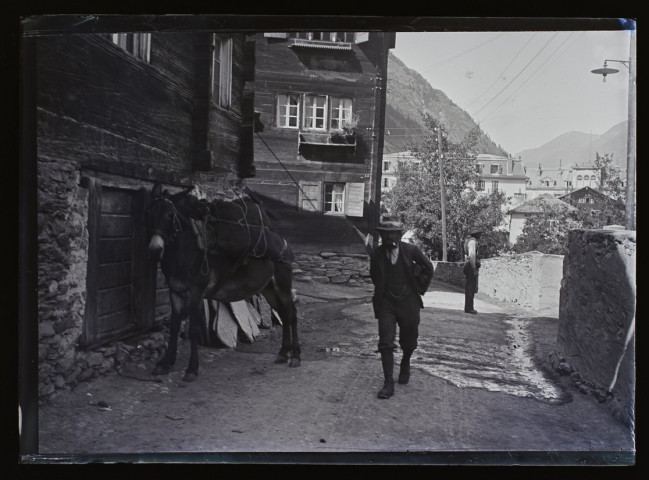 Zermatt vieux quartier - juillet 1903