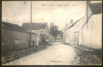 Ury (Seine-et-Marne) : route d'Achères