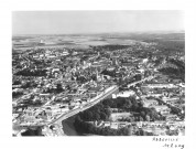 Abbeville. Vue aérienne de la ville