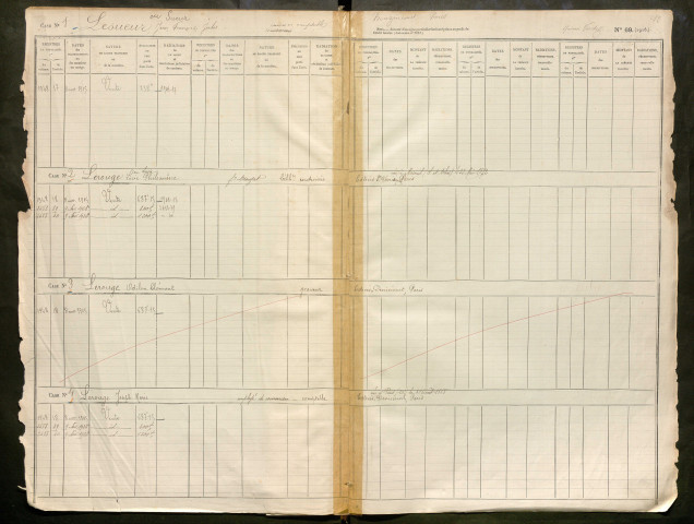 Répertoire des formalités hypothécaires, du 16/11/1905 au 04/04/1906, registre n° 348 (Péronne)