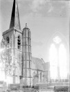 Eglise, vue extérieure : le clocher