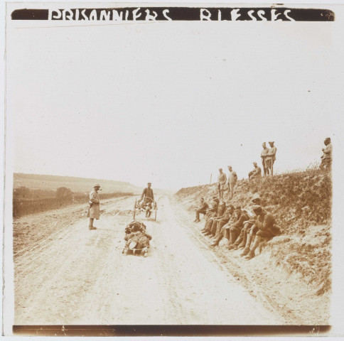 Prisonniers bléssés à Moreuil (Somme)