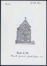 Senlis-le-Sec : chapelle funéraire de la famille Dufour datant de 1820 - (Reproduction interdite sans autorisation - © Claude Piette)