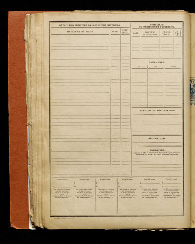 Pyen, Marcel, classe 1917, matricule n° 316, Bureau de recrutement d'Amiens