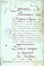 Extrait de l'inventaire des registres et papiers - Pièces à renvoyer au département de l'Aisne