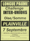 Longue Paume, challenge inter-unions Oise/Somme à Palinville le 7 septembre