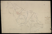 Plan du cadastre napoléonien - Mouflers : tableau d'assemblage