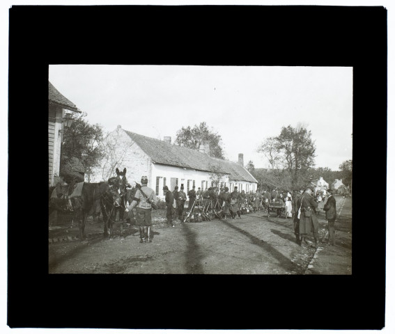 72e de ligne à Pont-Remy - novembre 1909