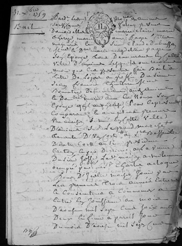 Etude de Me Jean-Baptiste Deligny à Amiens (étude n°5). Minutes des années 1759