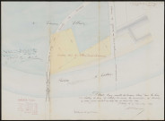 Quend. Plan d'une parcelle de terrain située dans la baie d'Authie et dont M. Lefebvre de Lahouplière demande la concession, dressé le 16 novembre 1859.