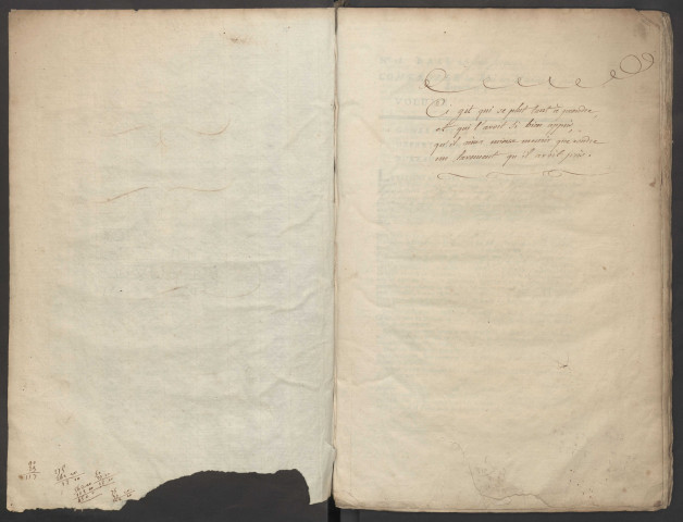 Contrôle des actes du bureau d’Amiens pour la période du 2 octobre 1767 au 7 mars 1768