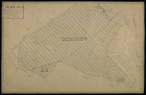 Plan du cadastre napoléonien - Moislains : Grand chemin de Nurlu (Le) ; Vallée de Cornilloy (La), D1