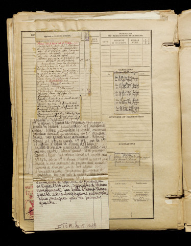 Lainé, Oswald, né le 11 mars 1890 à Belloy-Saint-Léonard (Somme), classe 1910, matricule n° 679, Bureau de recrutement d'Amiens