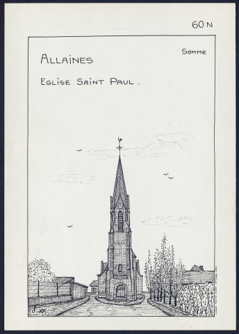 Allaines : église Saint-Paul - (Reproduction interdite sans autorisation - © Claude Piette)