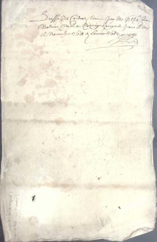 Etude de Me Philippe Caron à Amiens (étude n°1). Minutes de l'année 1671