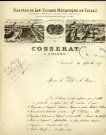 Lettre de Maurice Cosserat adréssée au Préfet de la Somme au sujet de l'installation d'un générateur à vapeur