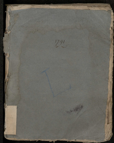 Délibérations du conseil du département : « Procès-verbal des séances du conseil général du département de la Somme en sa session de 1791. » (Double de L 71)