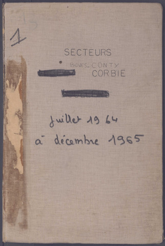 Table des successions et absences du bureau de Conty