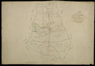 Plan du cadastre napoléonien - Monchy-Lagache : tableau d'assemblage