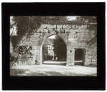 Abbaye de Hautecombe - ancienne porte - juillet 1902