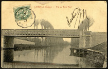 L'Etoile (Somme). Vue du Pont-Neuf