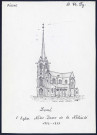 Lemé (Aisne) : église Notre-Dame de la nativité - (Reproduction interdite sans autorisation - © Claude Piette)